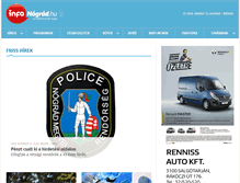 Tablet Screenshot of infonograd.hu